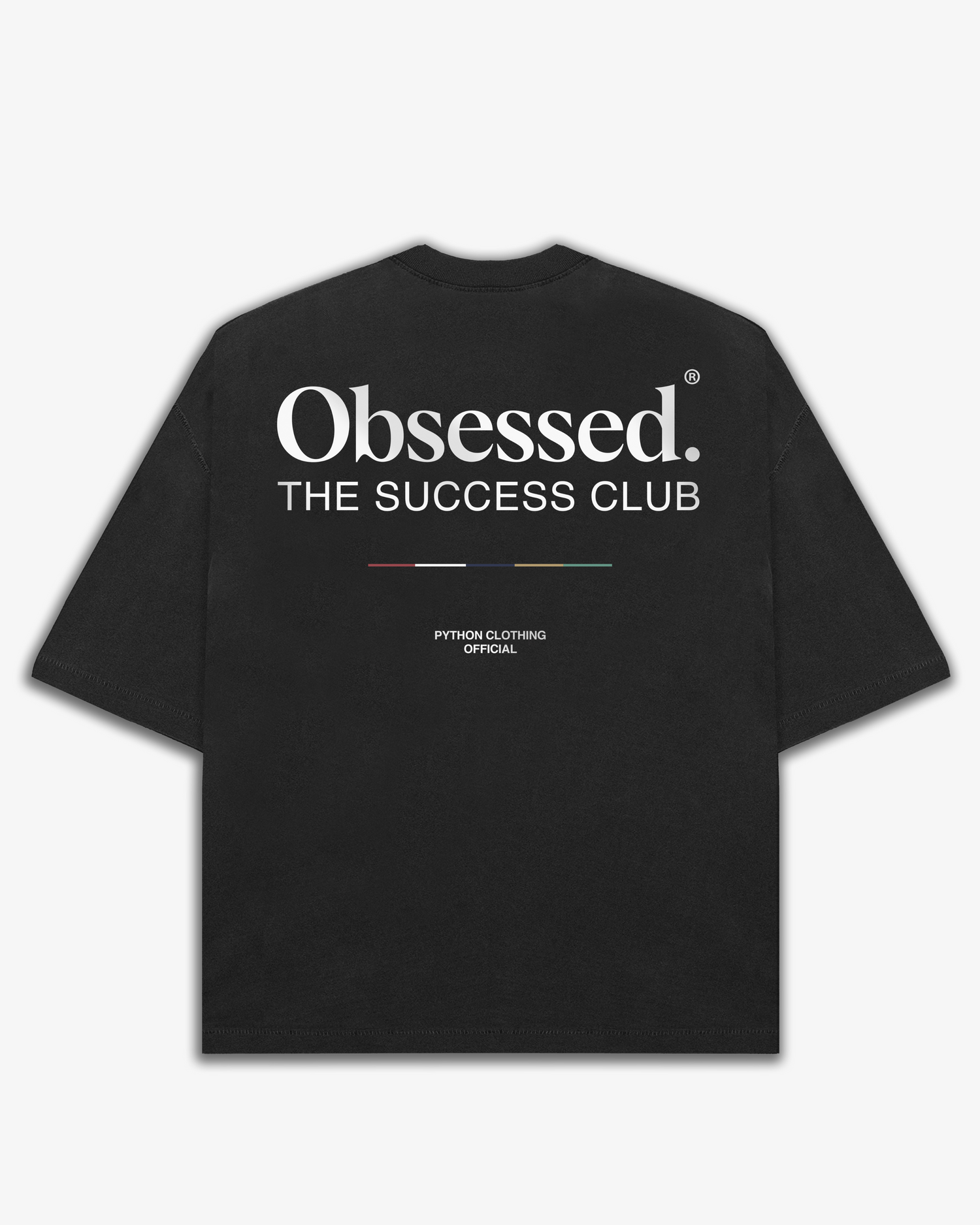OBSESSED BLACK GRAPHIC T SHIRT - OVERSIZED