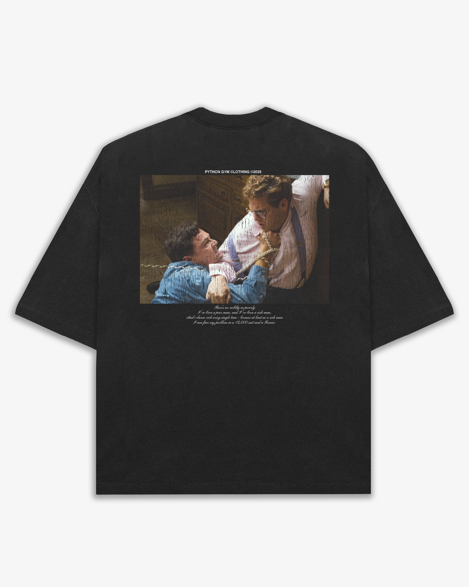 THE WOLF OF WALL STREET GRAPHIC T SHIRT - OVERSIZED