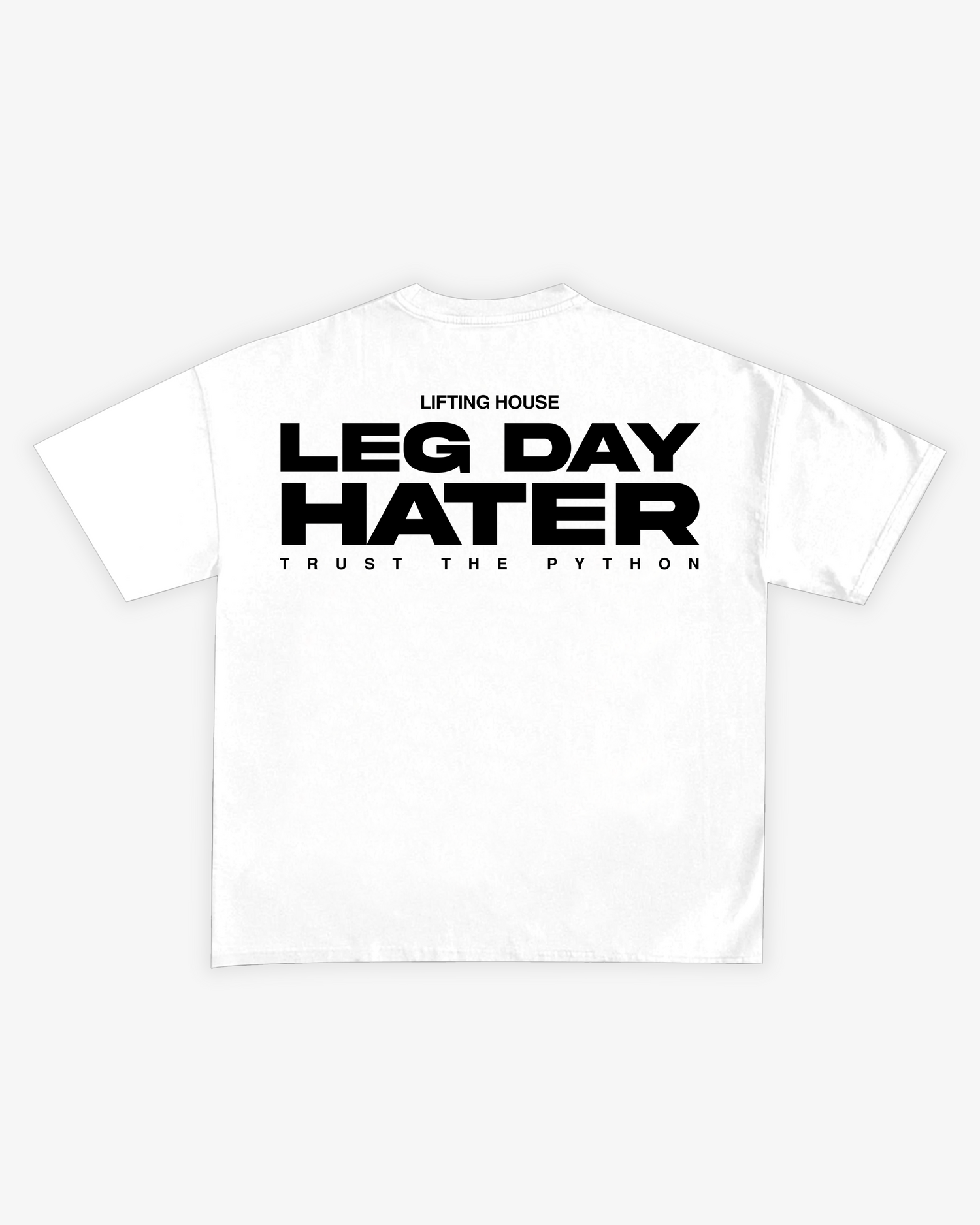LEG DAY HATER GRAPHIC T SHIRT - OVERSIZED