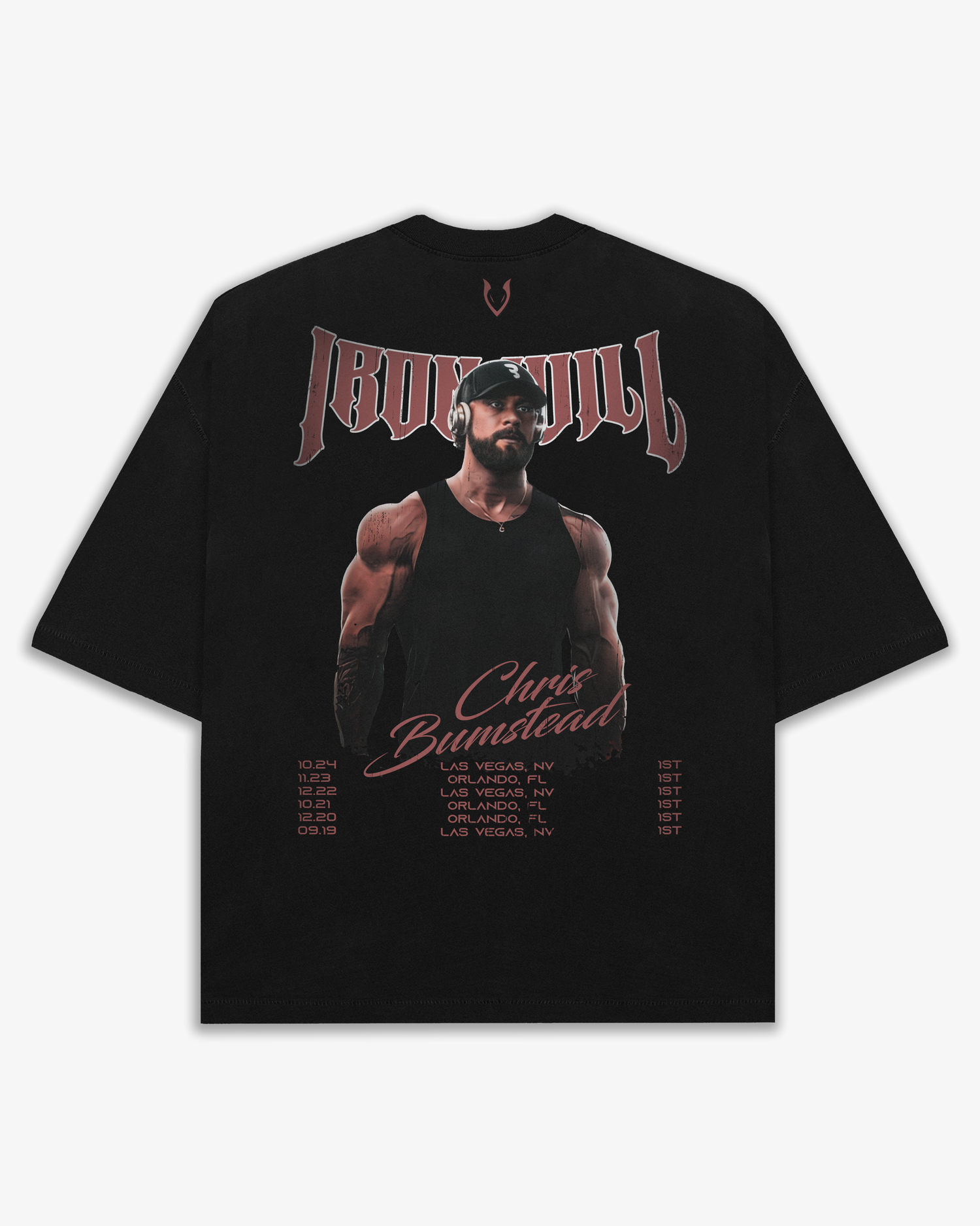 IRON WILL GRAPHIC T SHIRT - OVERSIZED