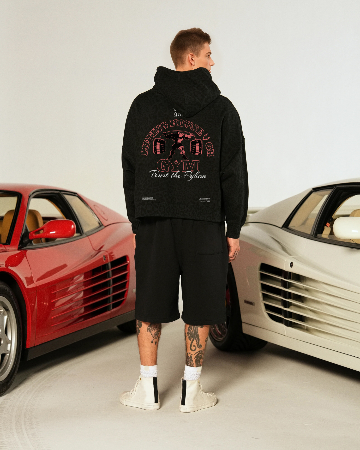 LIMITED - WINNERS CLUB BLACK SHORTS – OVERSIZED FIT