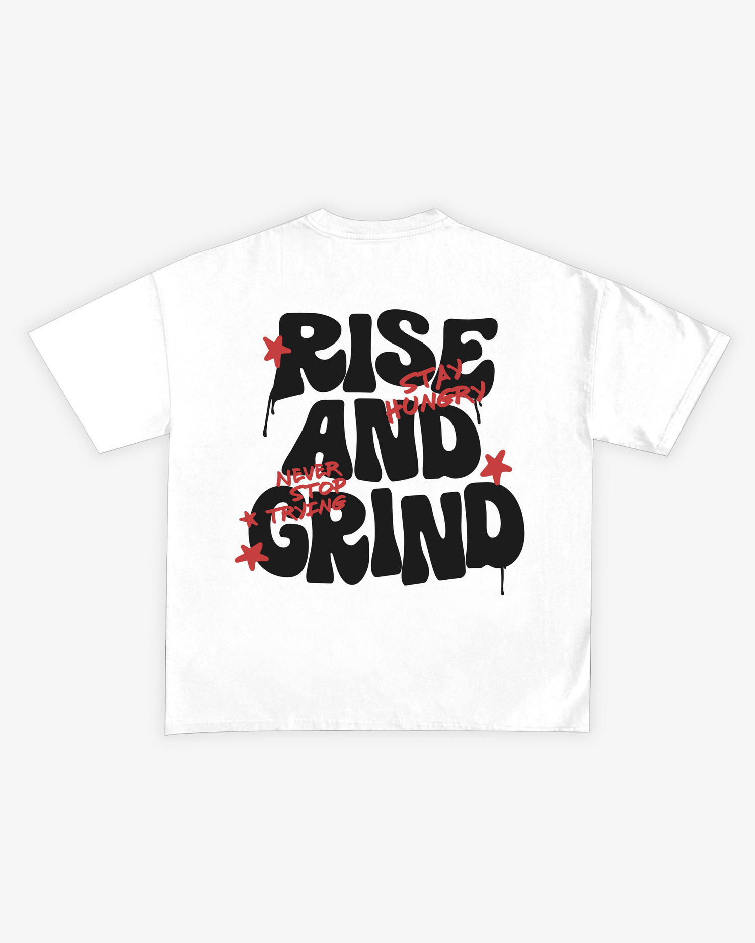 RISE AND GRIND GRAPHIC T SHIRT - OVERSIZED