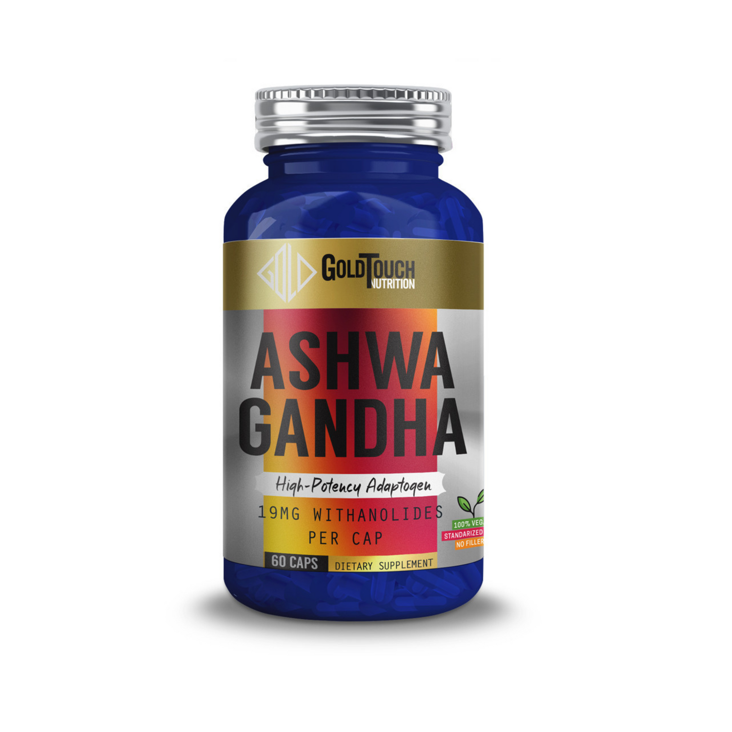 Ashwagandha 60 caps -Gold touch nutrition