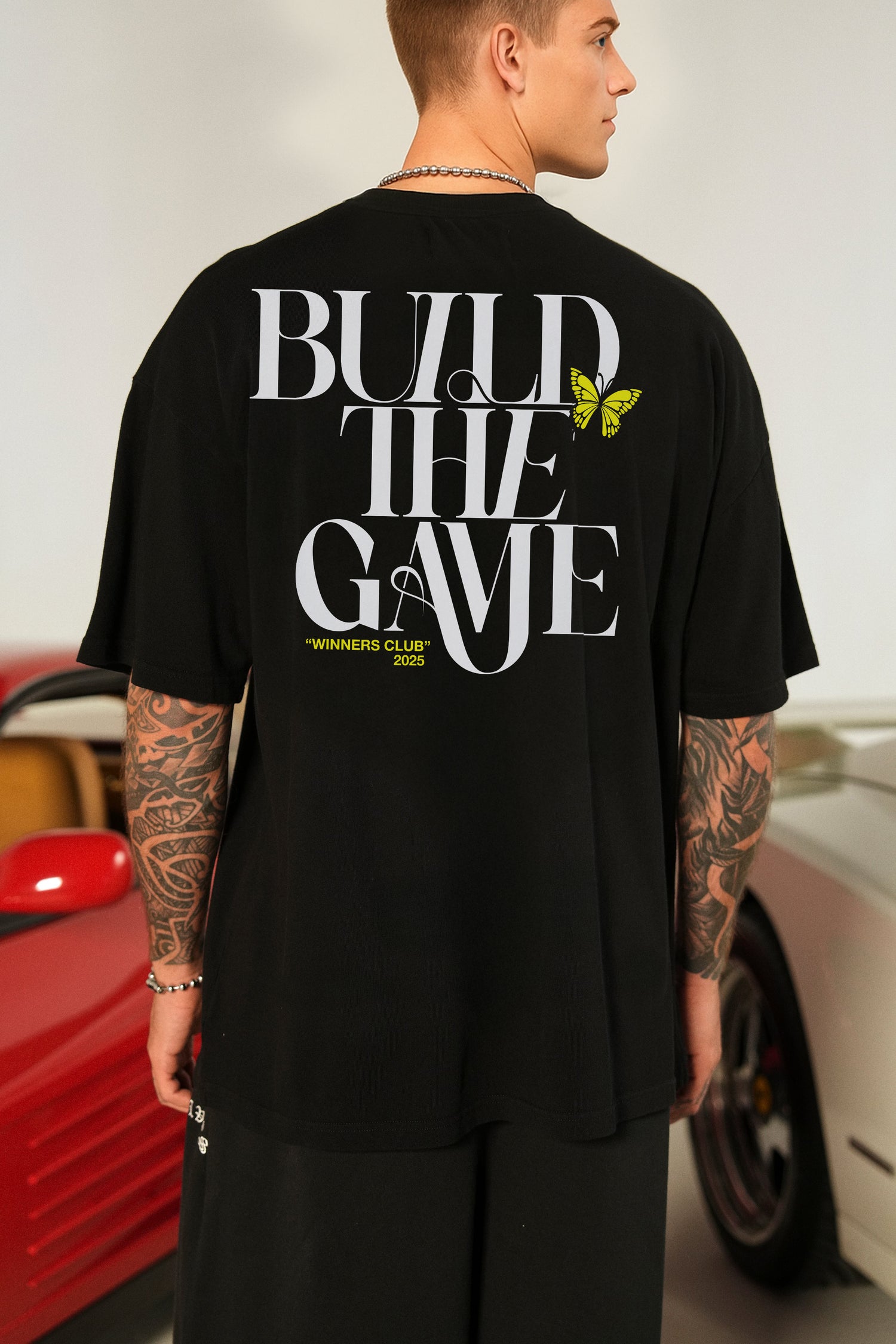 BUILD THE GAME GRAPHIC T SHIRT - OVERSIZED