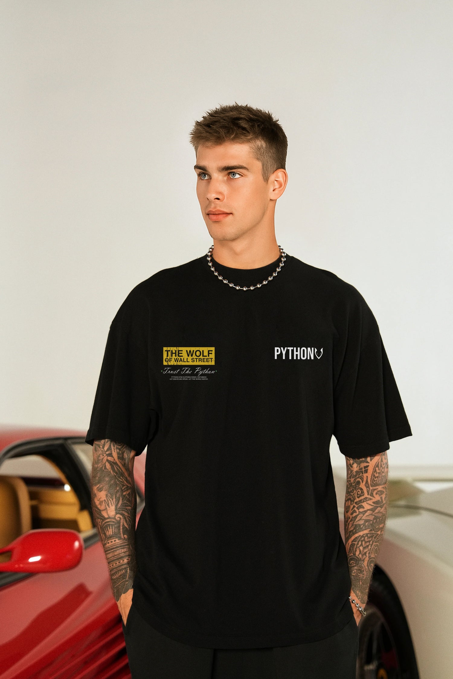 THE WOLF OF WALL STREET GRAPHIC T SHIRT - OVERSIZED