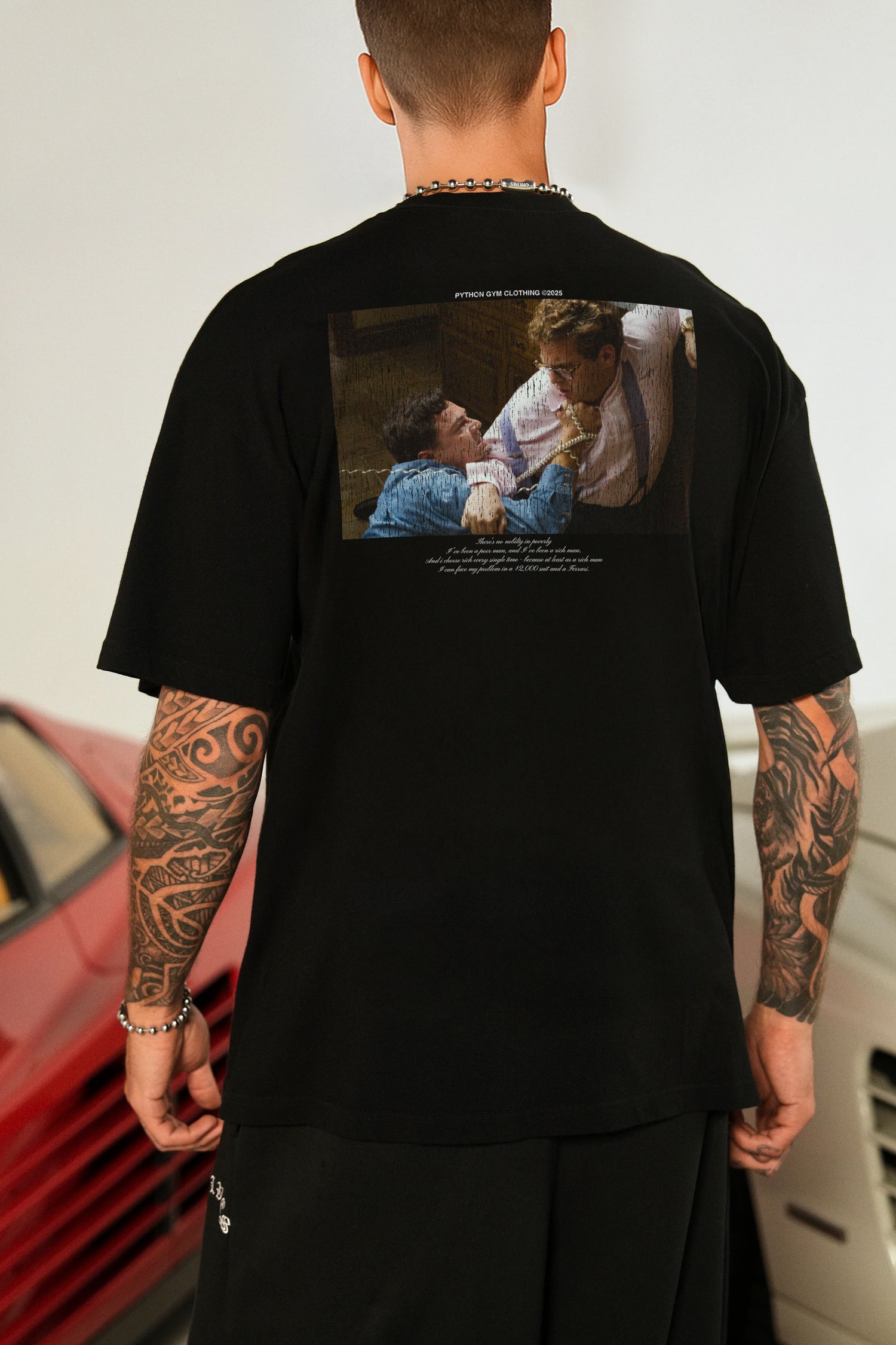 THE WOLF OF WALL STREET GRAPHIC T SHIRT - OVERSIZED