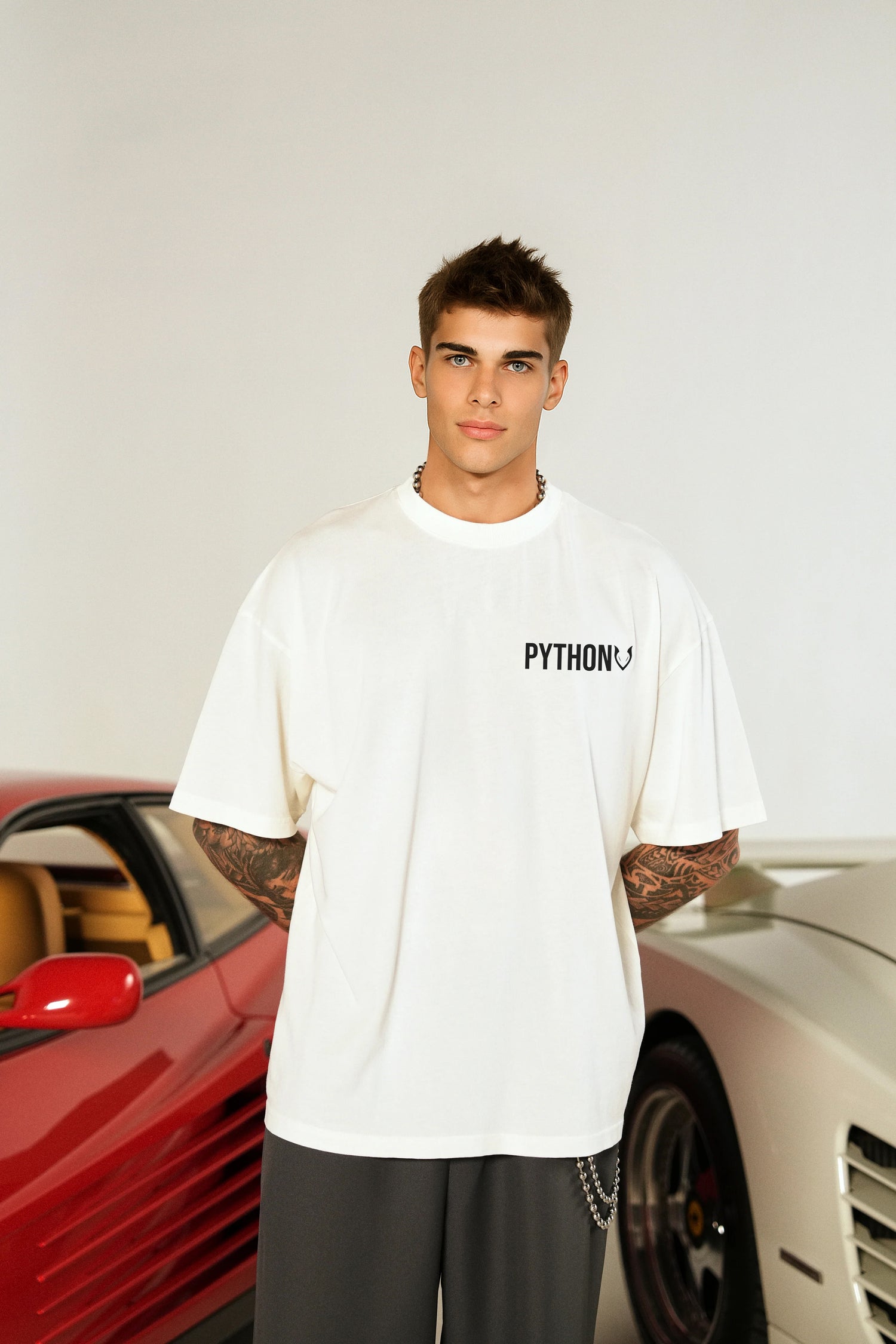 NO TIME GRAPHIC T SHIRT - OVERSIZED