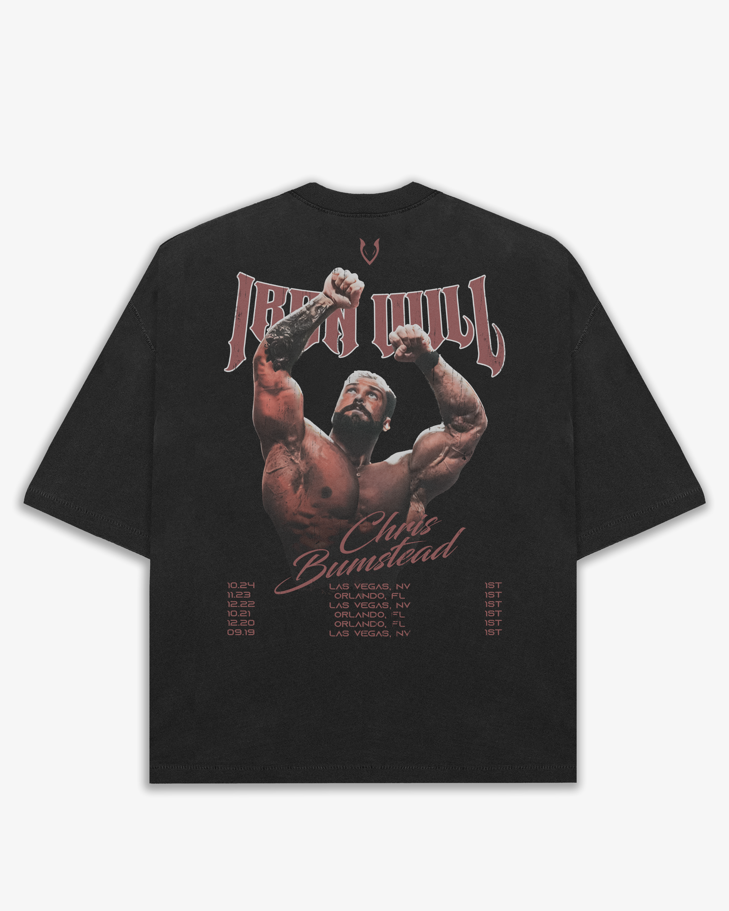 IRON WILL 2 GRAPHIC T SHIRT - OVERSIZED