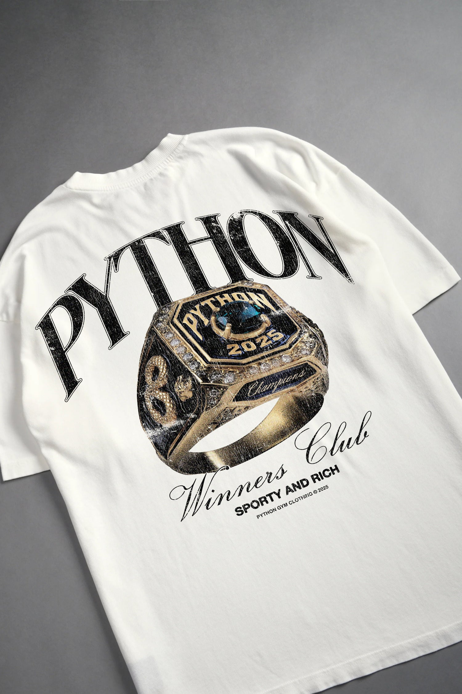 PYTHON RING GRAPHIC T SHIRT - OVERSIZED