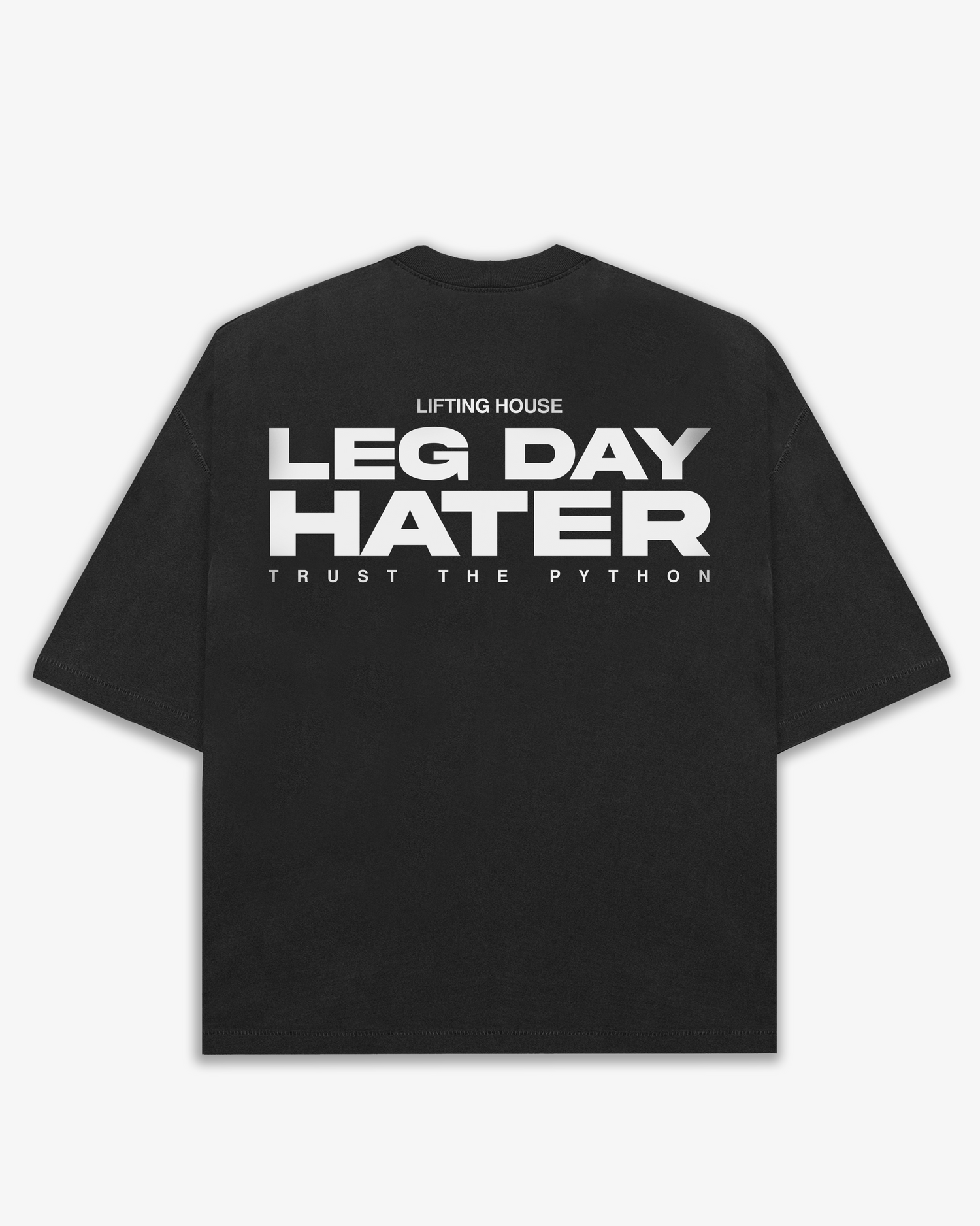 LEG DAY HATER GRAPHIC T SHIRT - OVERSIZED