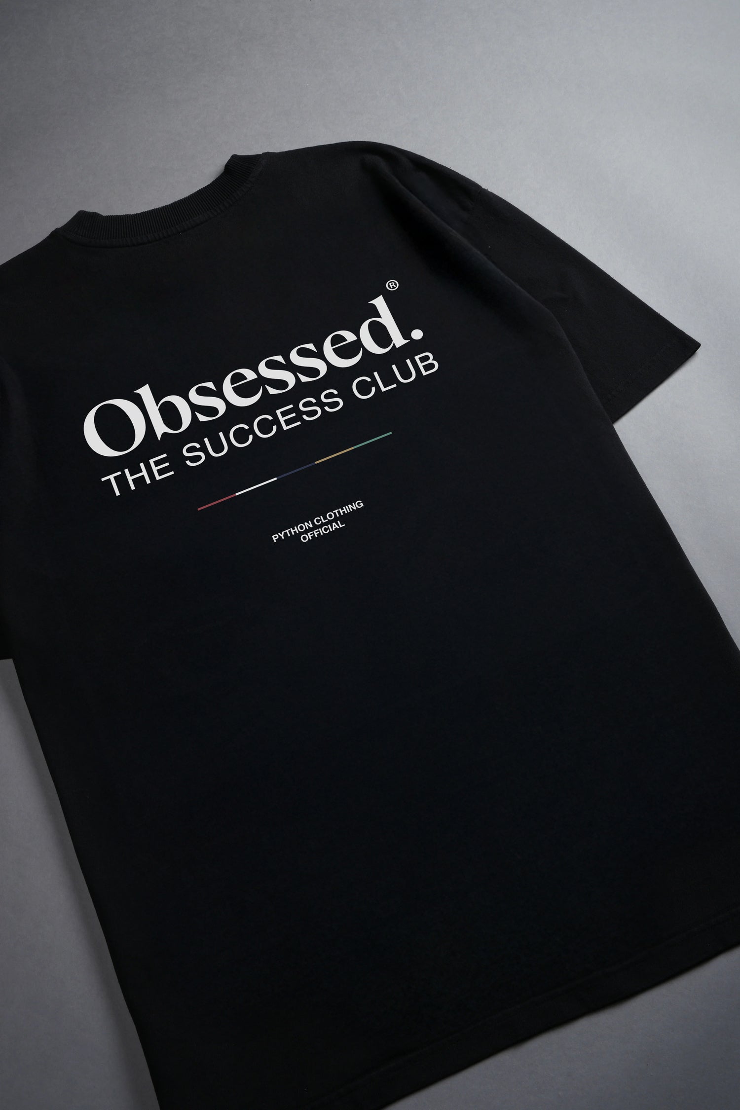 OBSESSED BLACK GRAPHIC T SHIRT - OVERSIZED