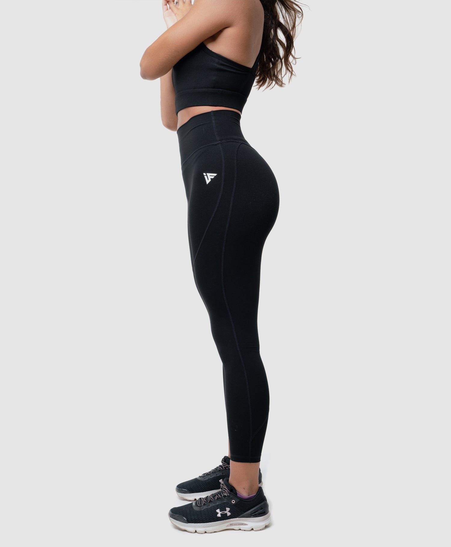 BLACK LEGGINGS PYTHON//FITINFINITI