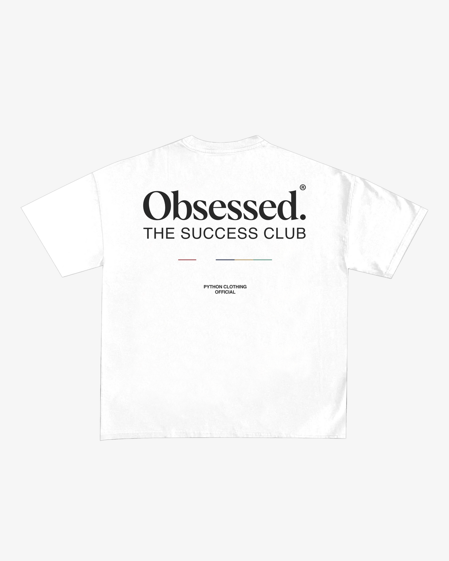 OBSESSED WHITE GRAPHIC T SHIRT - OVERSIZED