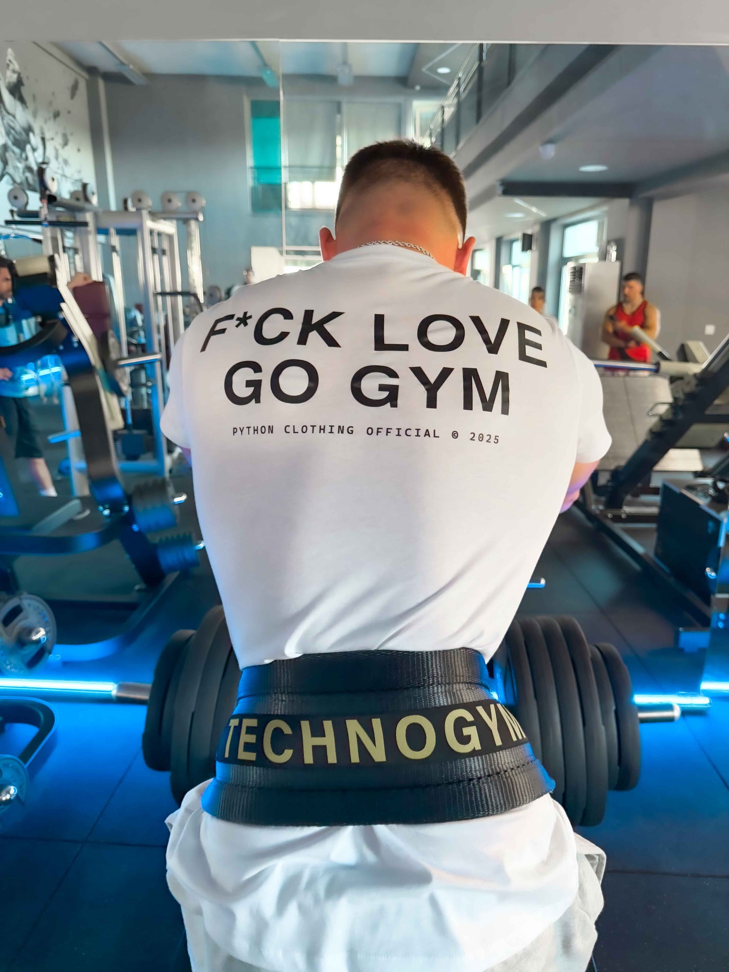 F*CK LOVE GO GYM GRAPHIC T SHIRT - OVERSIZED
