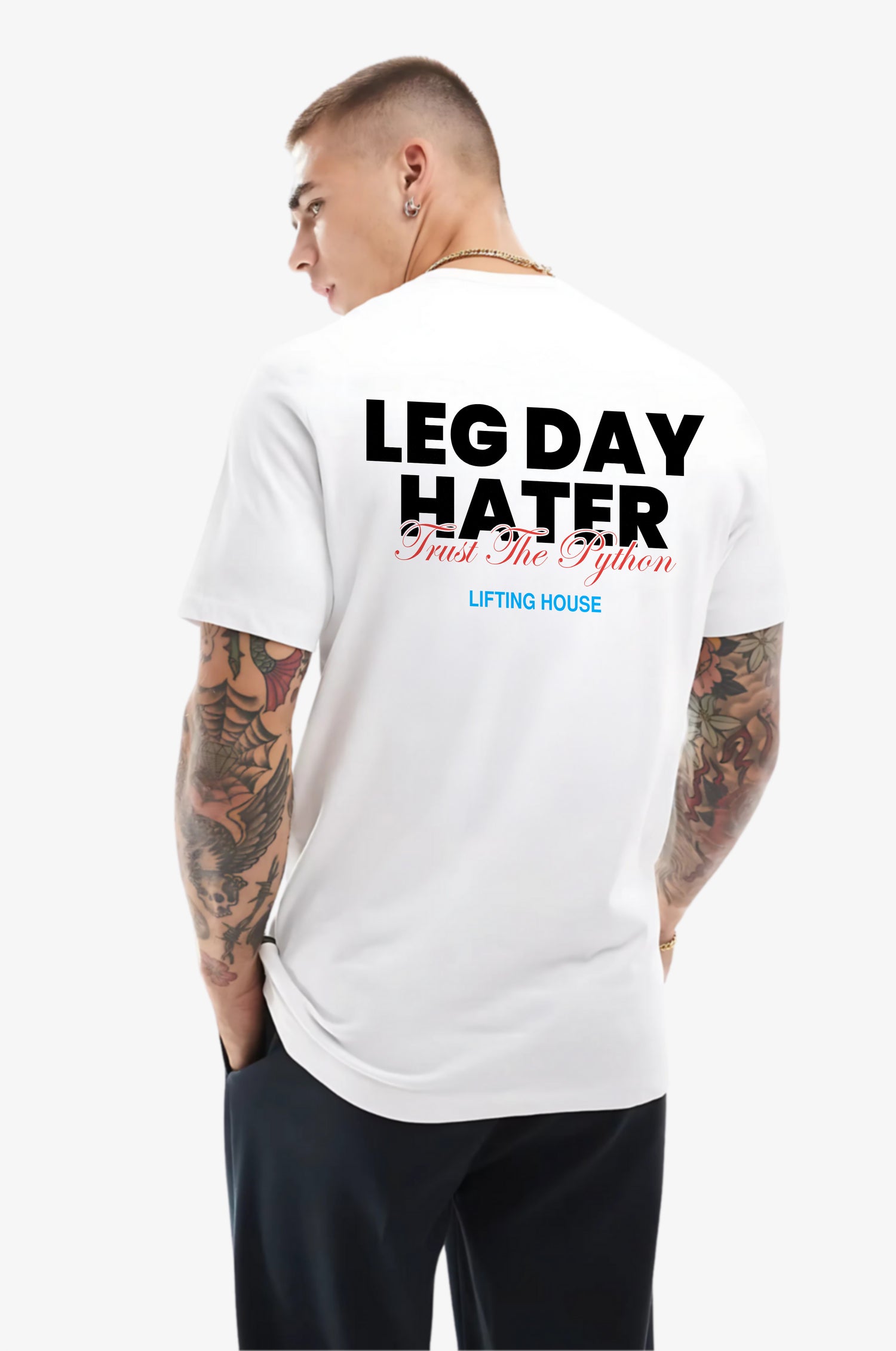 LEG DAY HATER 2 GRAPHIC T SHIRT Classic Fit T Shirt
