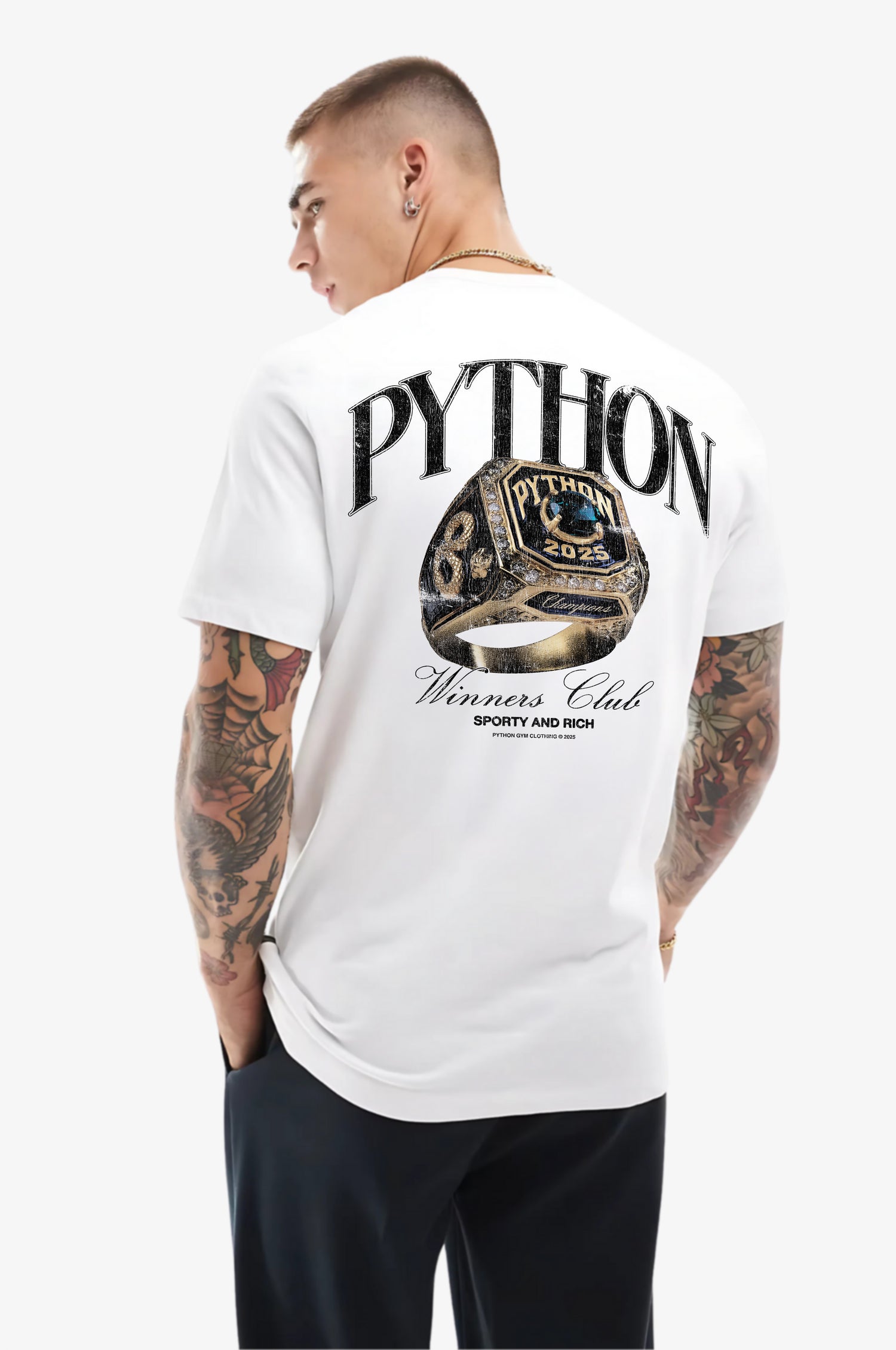 PYTHON RING GRAPHIC T SHIRT Classic Fit T Shirt