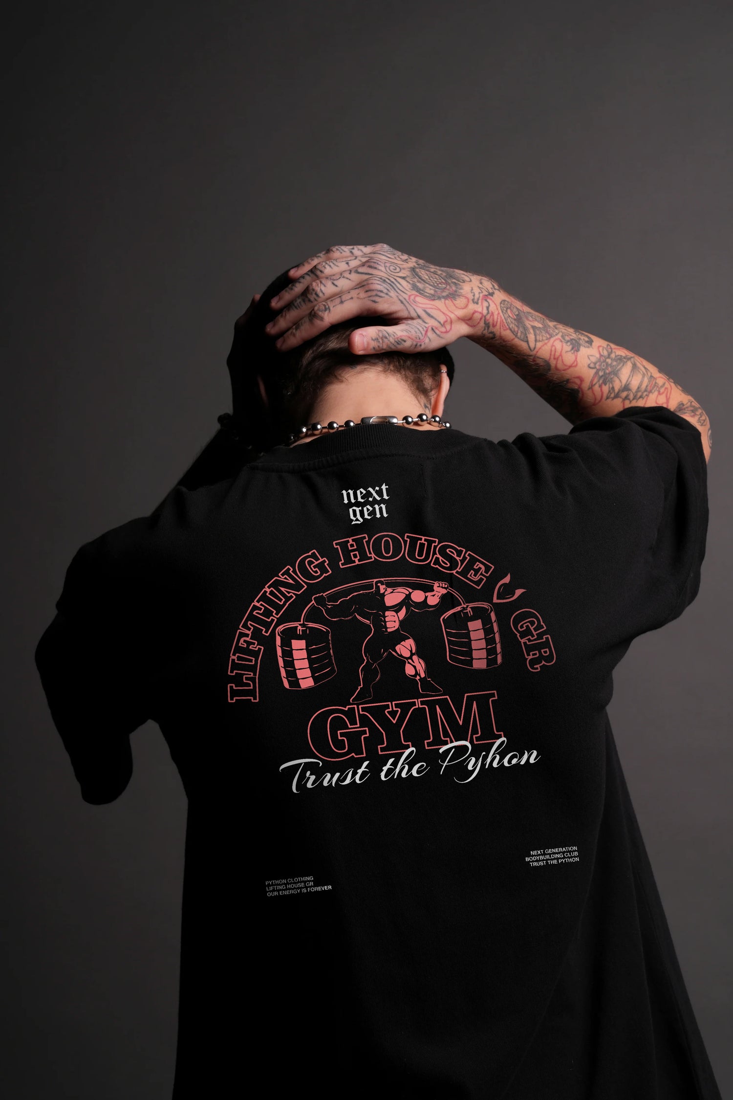 LIFTING HOUSE GR GRAPHIC T SHIRT - OVERSIZED