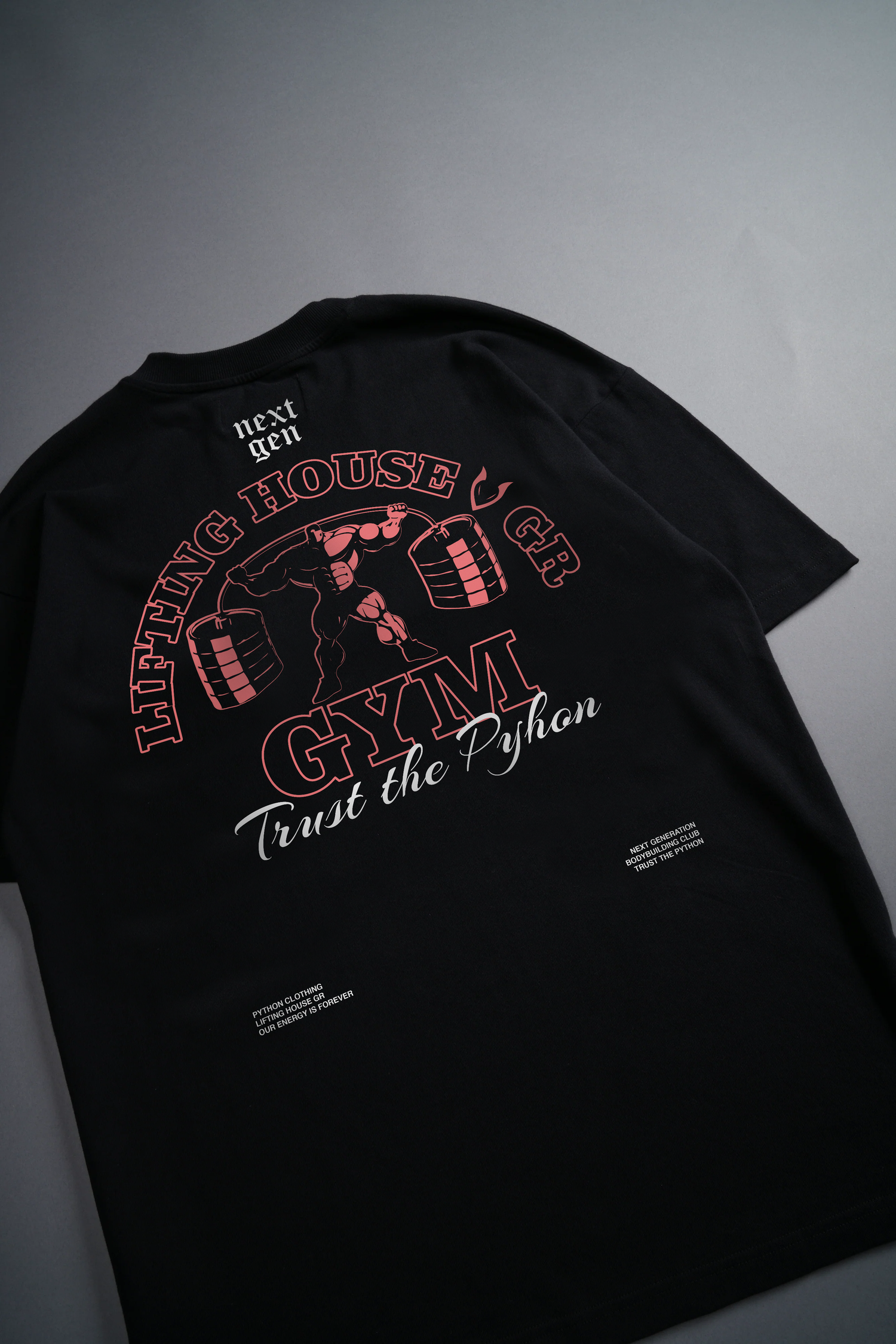 LIFTING HOUSE GR GRAPHIC T SHIRT - OVERSIZED