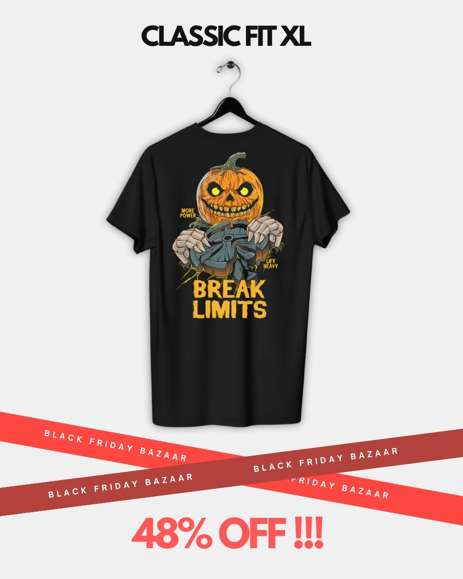 BREAK LIMITS Graphic T shirt - Classic Fit BLACK FRIDAY BAZAAR