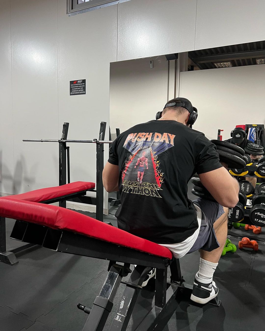 Push Day Graphic Classic Fit T-Shirt