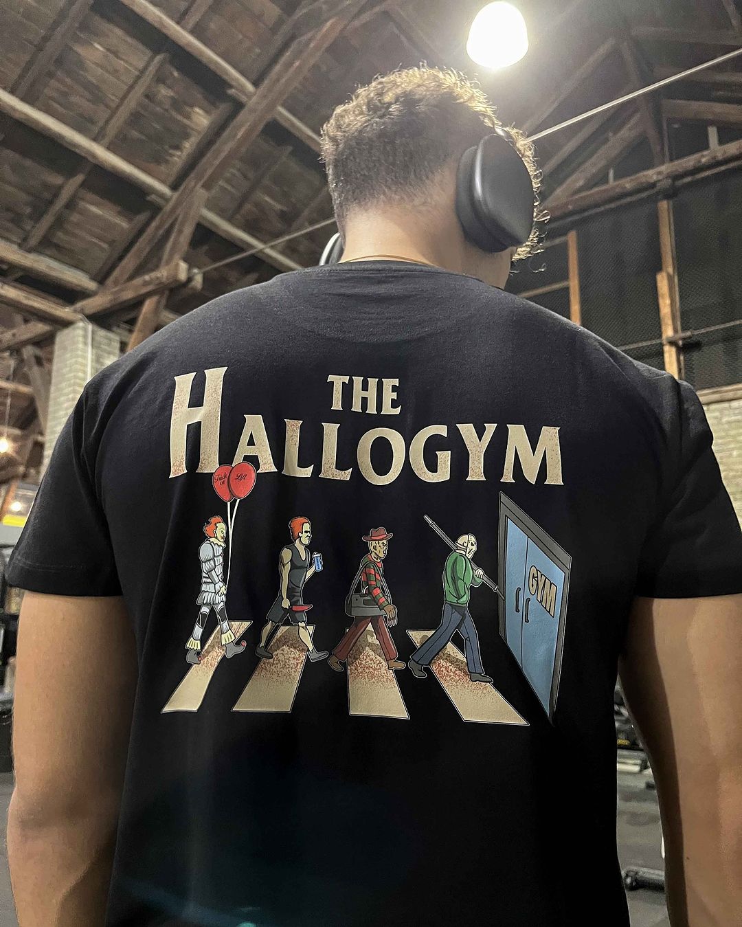 THE HALLOGYM Graphic T shirt