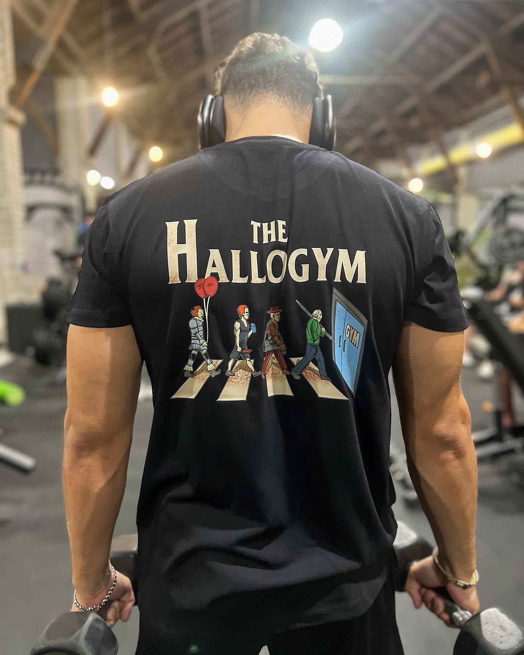 THE HALLOGYM Graphic T shirt