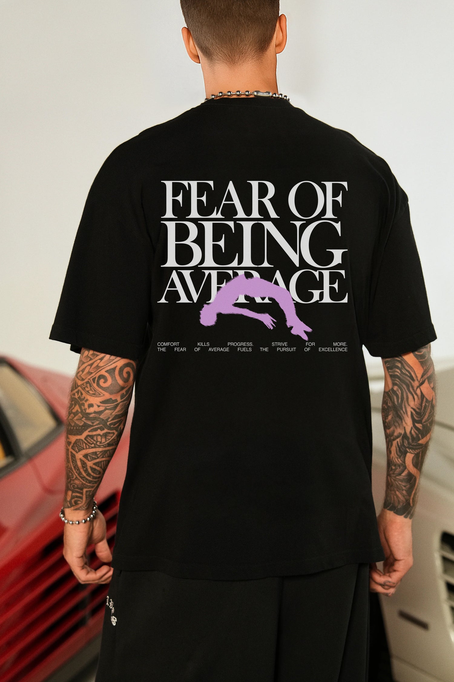 FEAR GRAPHIC T SHIRT - OVERSIZED