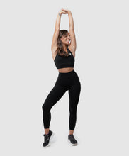 Load image into Gallery viewer, BLACK LEGGINGS PYTHON//FITINFINITI
