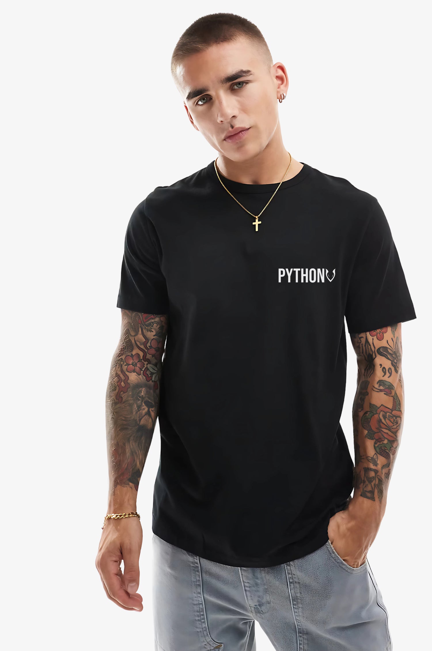 WINNERS CLUB BLACK GRAPHIC T SHIRT Classic Fit T Shirt