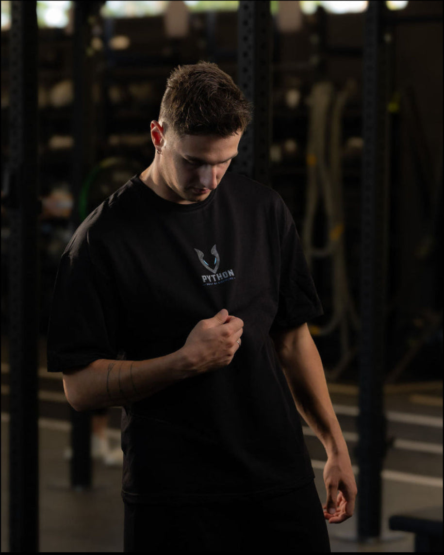 BUILT BY DISCIPLINE BLACK T-SHIRT
