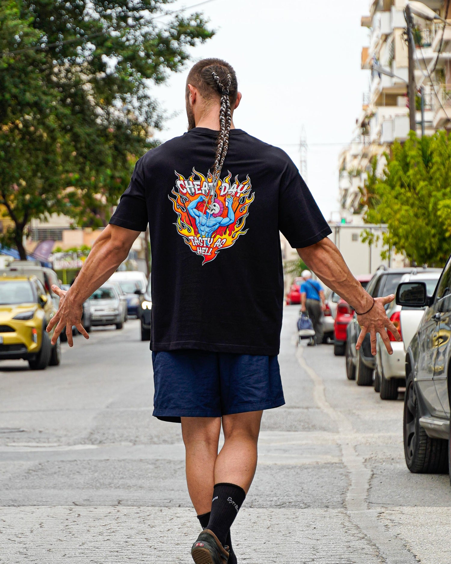 CHEAT DAY GRAPHIC T SHIRT - OVERSIZED