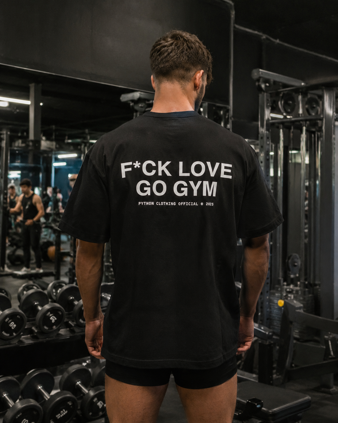 F*CK LOVE GO GYM GRAPHIC T-SHIRT