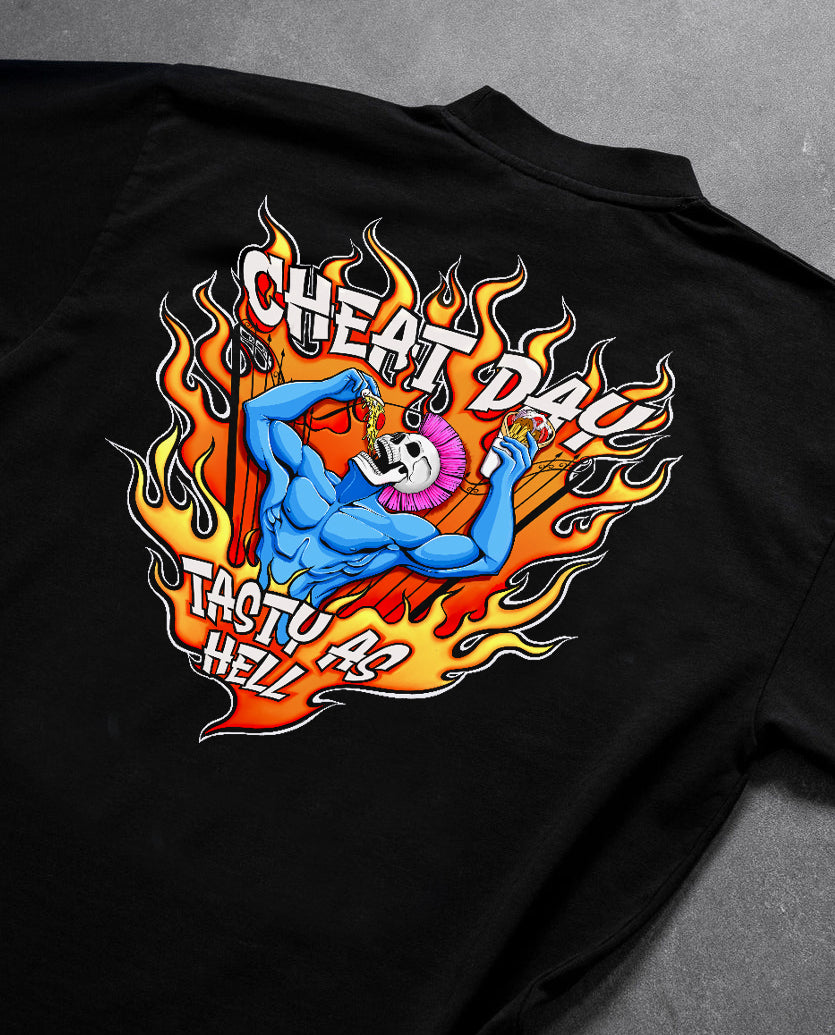 CHEAT DAY GRAPHIC T SHIRT - OVERSIZED