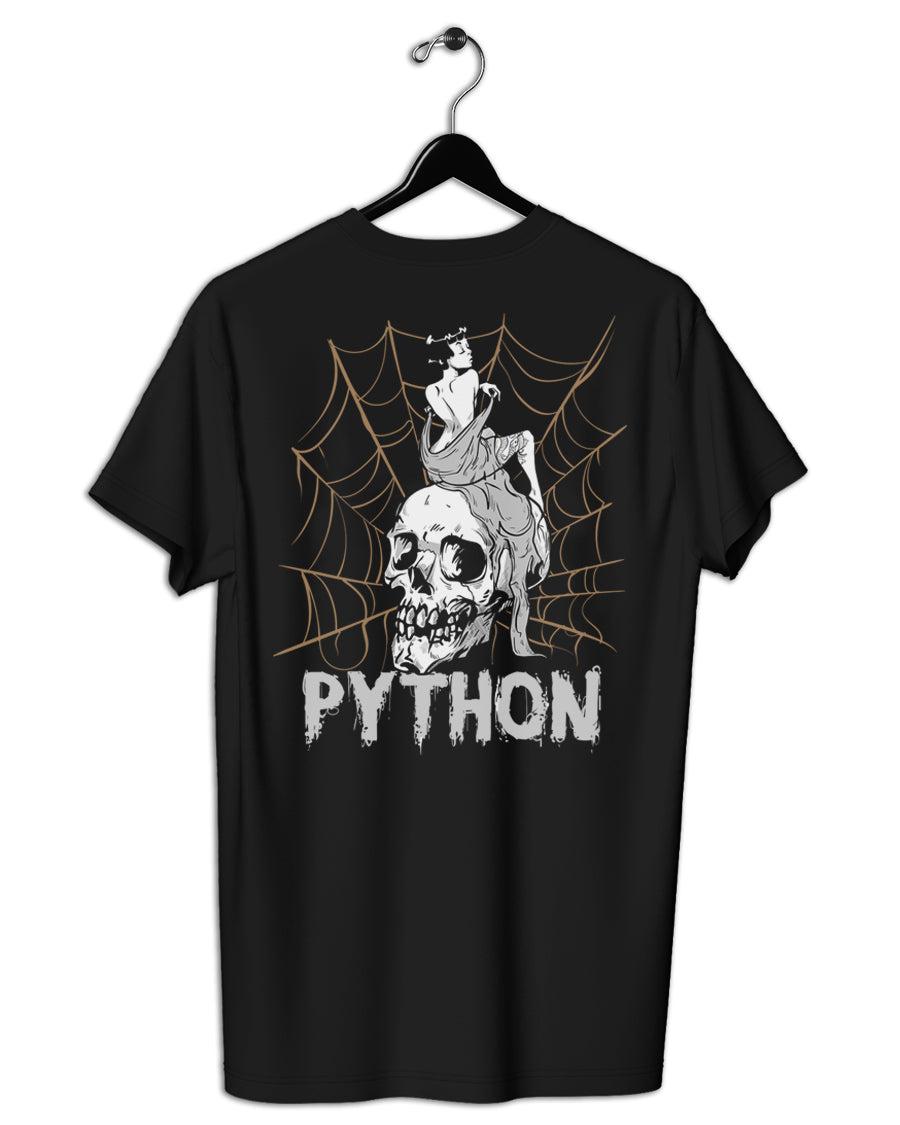 PYTHON SKULL Graphic T shirt