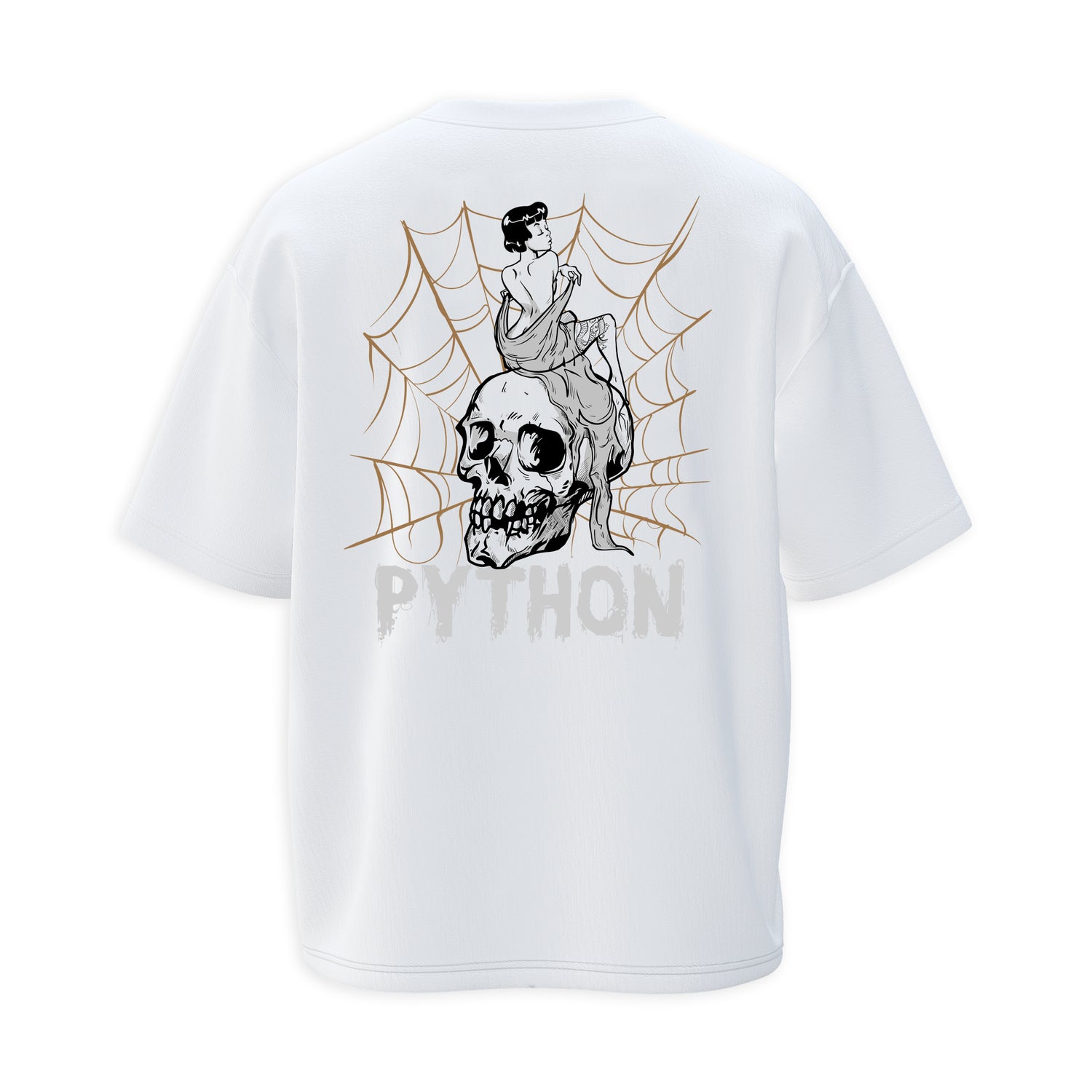 PYTHON SKULL OVERSIZE T-SHIRT BAZAAR