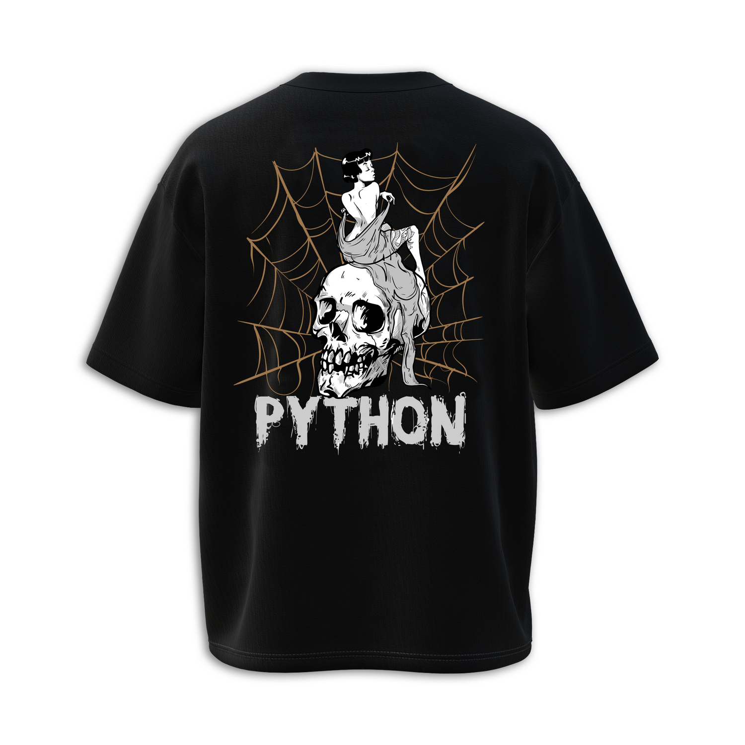 PYTHON SKULL OVERSIZE T-SHIRT BAZAAR