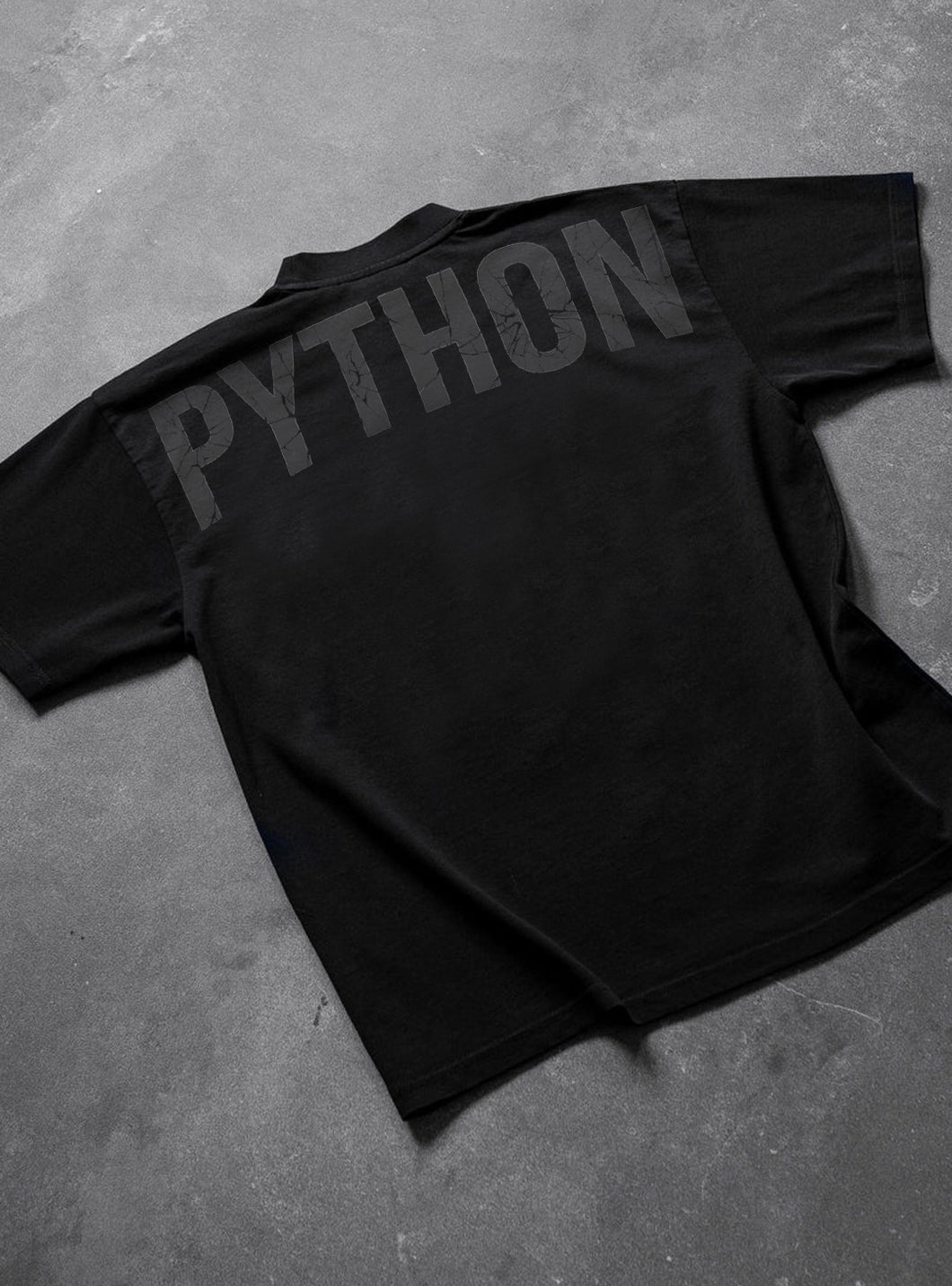 Python Broken Letters Oversized